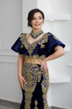 Abiye İşlemeli Lacivert