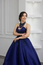 Abiye Model Lacivert - Görsel 2