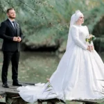 Prenses Model Tesettür Gelinlik (Müşteri Fotoğrafı)
