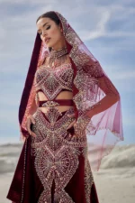 Kırmızı Bindallı Hint Model - Görsel 4