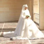 Prenses Model Tesettür Gelinlik (Müşteri Fotoğrafı)