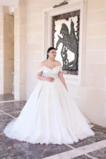 İnce Askılı Prenses Model Gelinlik (Müşteri Fotoğrafı) - Görsel 3