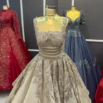 Kolsuz Taş İşlemeli Prenses Model Nişanlık