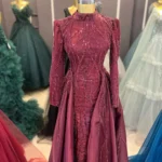 Uzun Kollu Balık Model Tesettür Nişanlık